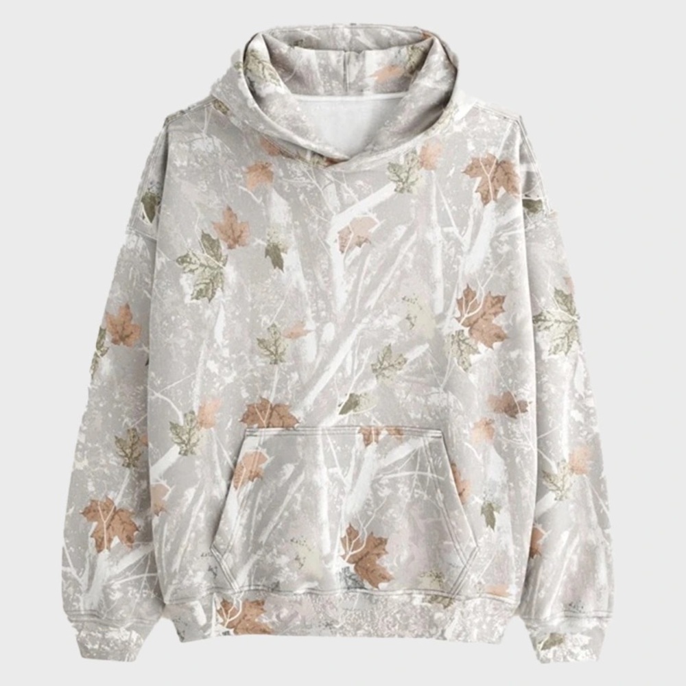 Abercrombie Camo Hoodie Size Large